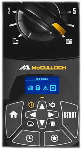 McCulloch ROB S600 Control Panel
